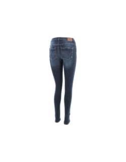 Jean skinny taille haute paola 32 bleu marine femme - Only