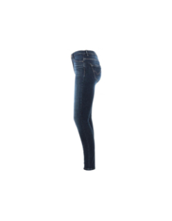 Jean skinny taille haute paola 32 bleu marine femme - Only