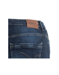 Jean skinny taille haute paola 32 bleu marine femme - Only