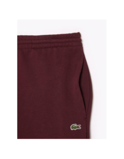 Pantalon de jogging core solid bordeaux homme - Lacoste