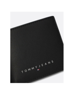 Portefeuille à deux volets noir homme - Tommy Jeans