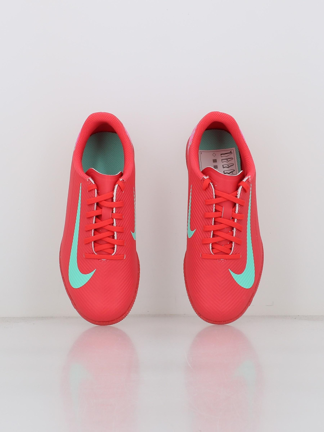 Chaussures de football intérieur vapor 16 rouge enfant - Nike