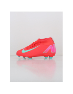 Chaussures de football superfly 10 club fg/mg rouge enfant - Nike