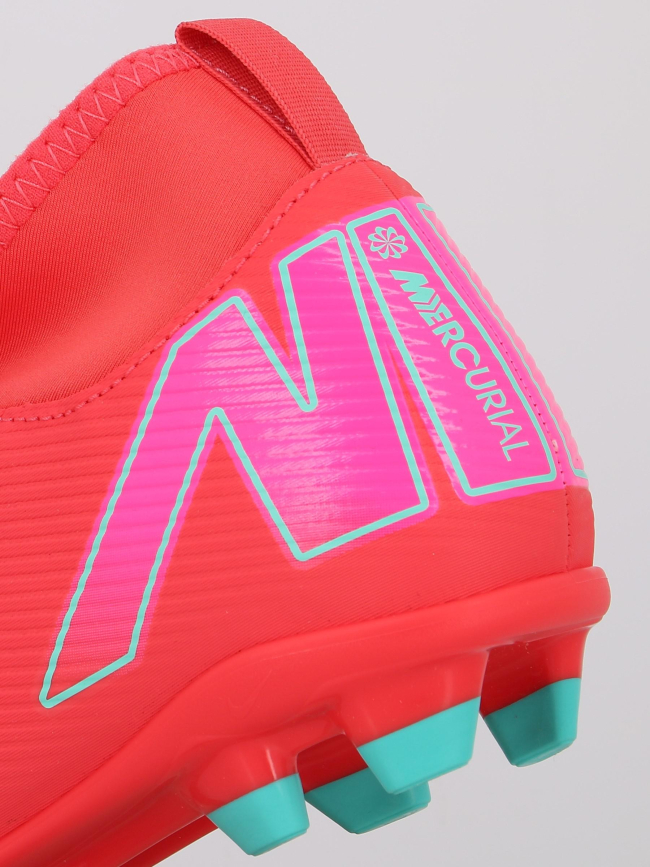 Chaussures de football superfly 10 club fg/mg rouge enfant - Nike