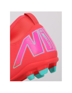 Chaussures de football superfly 10 club fg/mg rouge enfant - Nike
