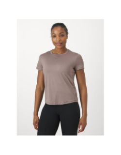 T-shirt de sport performance one classic marron femme - Nike