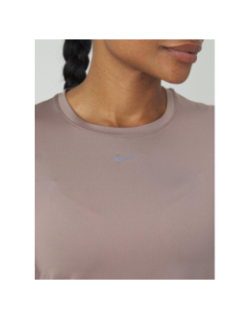 T-shirt de sport performance one classic marron femme - Nike