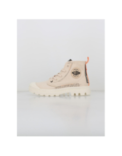 Baskets en toile pampa underlayer beige femme - Palladium