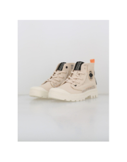 Baskets en toile pampa underlayer beige femme - Palladium