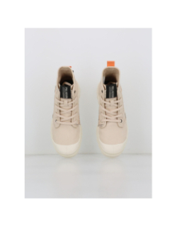 Baskets en toile pampa underlayer beige femme - Palladium