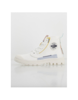Baskets en toile pampa underlayer blanc femme - Palladium