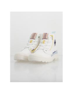 Baskets en toile pampa underlayer blanc femme - Palladium