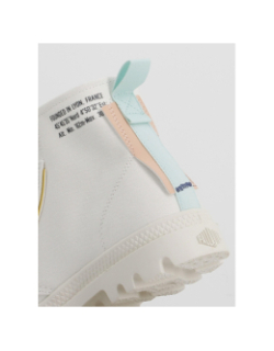 Baskets en toile pampa underlayer blanc femme - Palladium