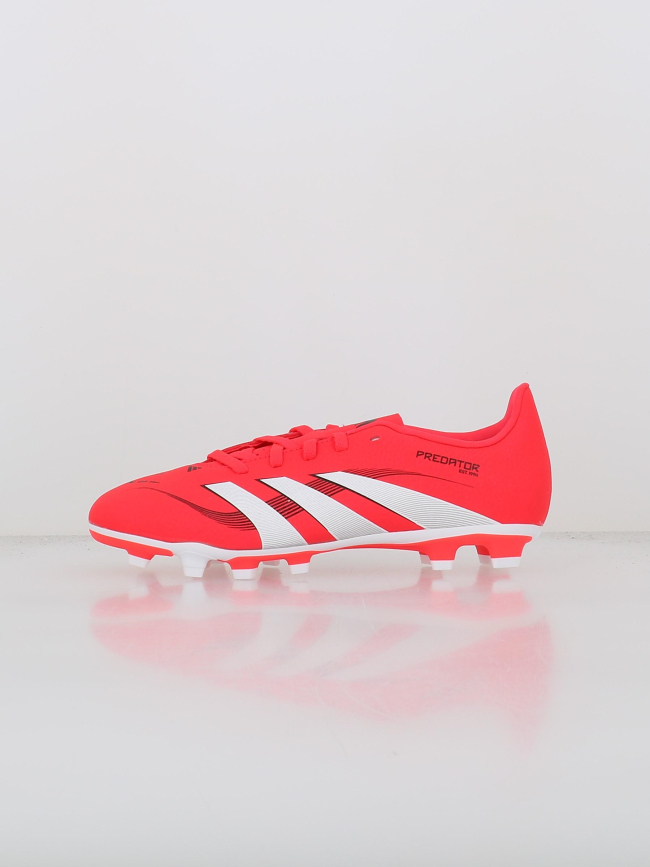 Chaussures de football predator club fg/mg rouge enfant - Adidas