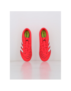 Chaussures de football predator club fg/mg rouge enfant - Adidas