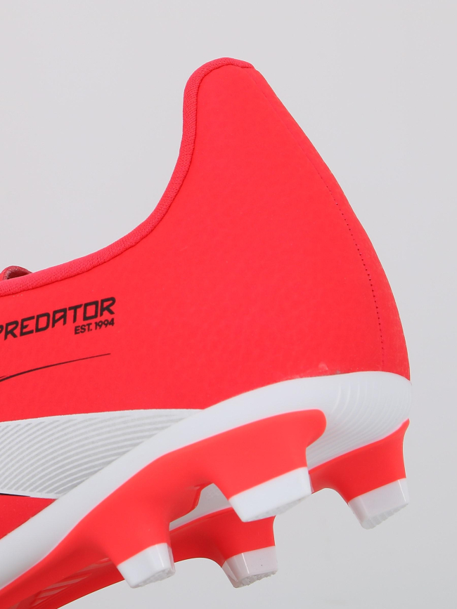Chaussures de football predator club fg/mg rouge enfant - Adidas