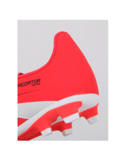 Chaussures de football predator club fg/mg rouge enfant - Adidas