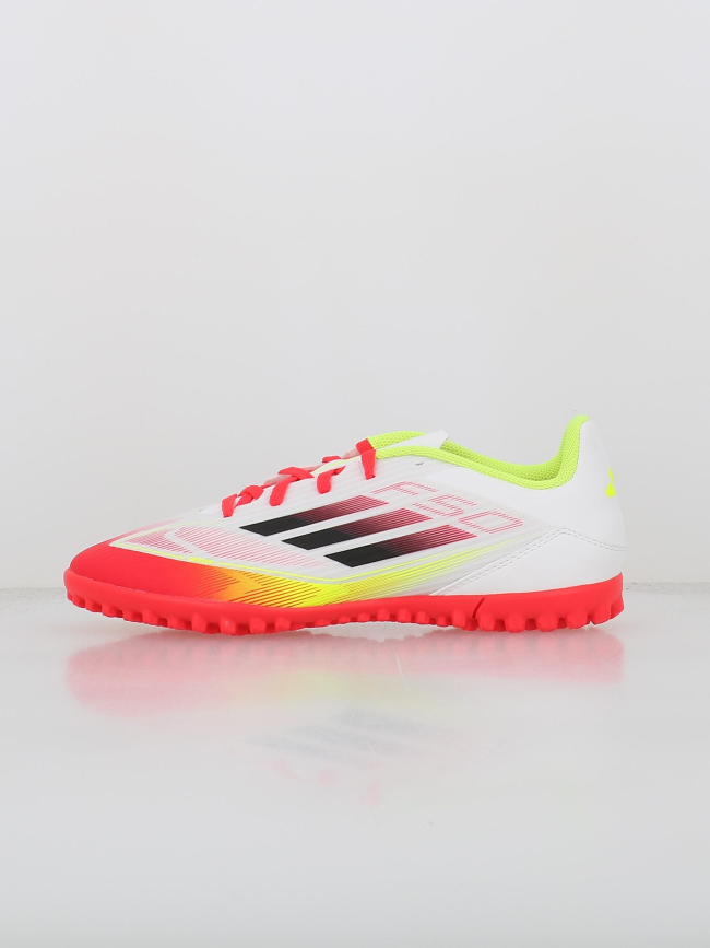 Chaussures de football f50 club tf blanc rouge - Adidas