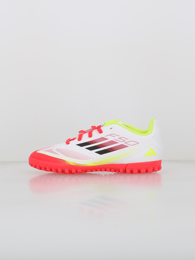 Chaussures de football f50 club tf blanc enfant - Adidas