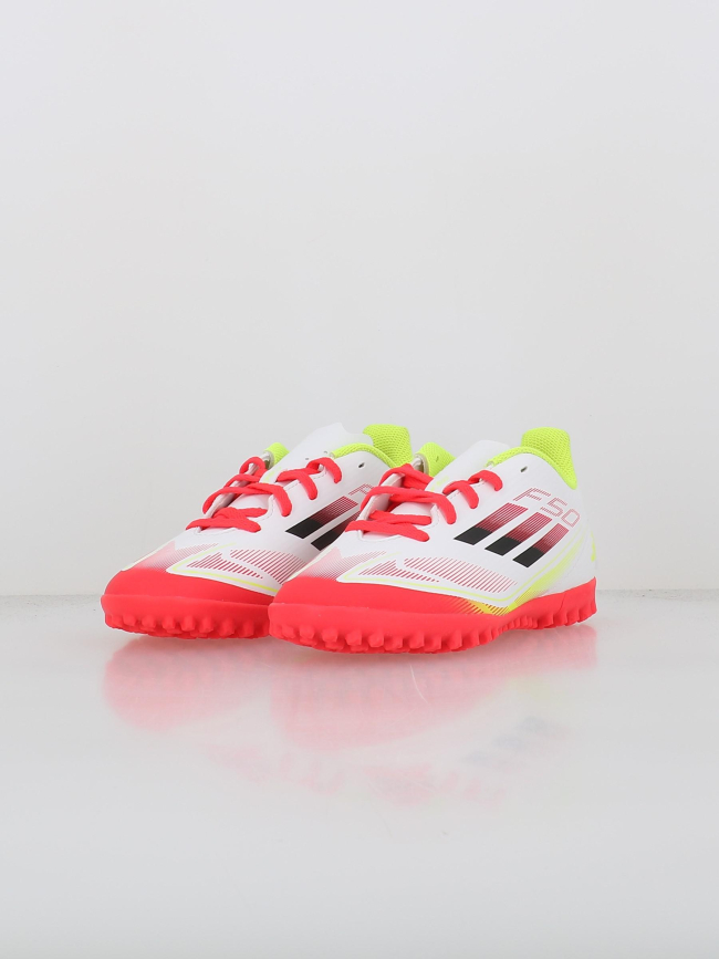Chaussures de football f50 club tf blanc enfant - Adidas