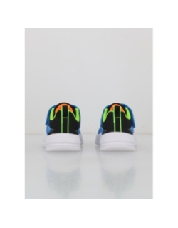 Baskets à scratch microspec advance bleu enfant - Skechers