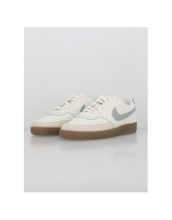 Baskets court vision écru gris homme - Nike