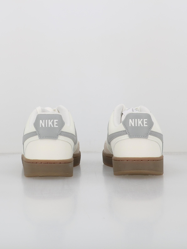 Baskets court vision écru gris homme - Nike