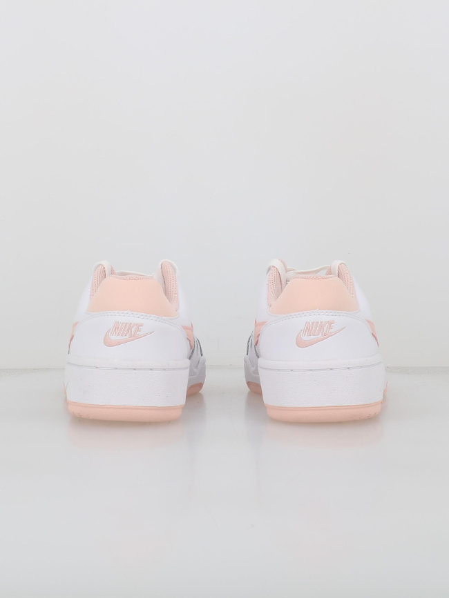 Baskets full force gs blanc rose enfant - Nike