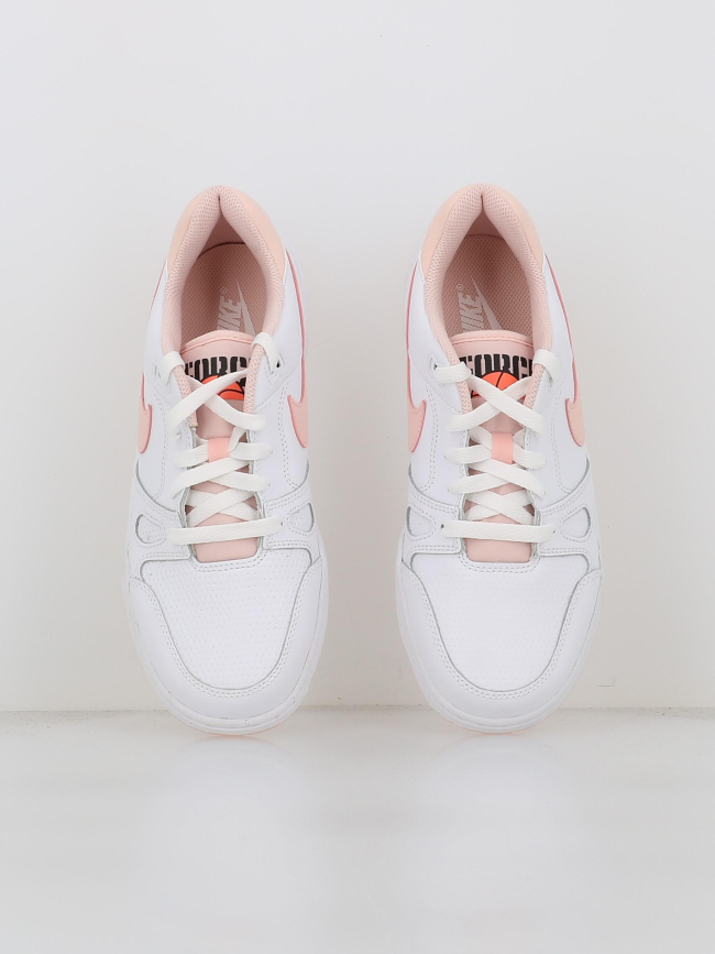 Baskets full force gs blanc rose enfant - Nike