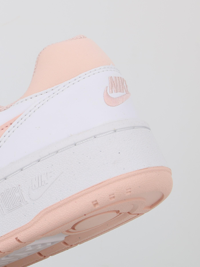 Baskets full force gs blanc rose enfant - Nike