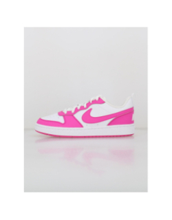 Baskets court borough recraft gs rose blanc enfant - Nike