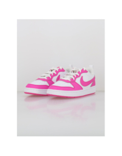 Baskets court borough recraft gs rose blanc enfant - Nike