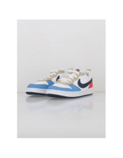 Baskets court bourough recraft gs blanc bleu enfant - Nike