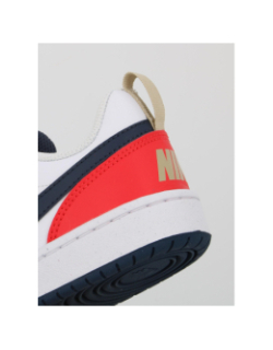 Baskets court bourough recraft gs blanc bleu enfant - Nike