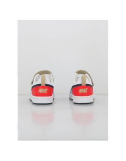 Baskets scratch court borough recraft ps blanc bleu enfant - Nike