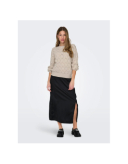 Pull en maille onlbrynn beige femme - Only