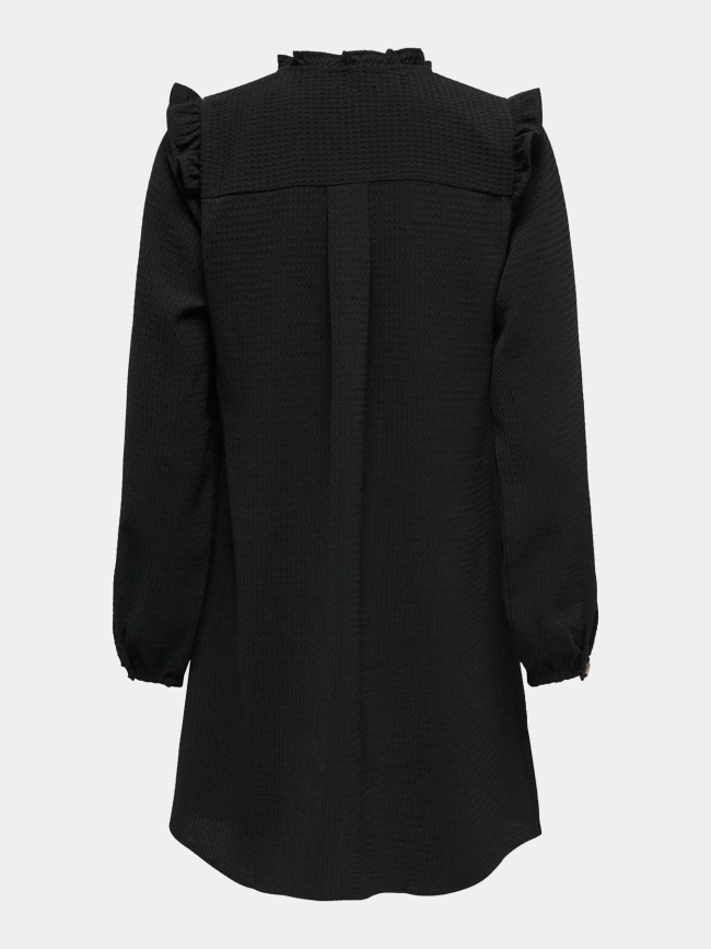 Robe boutonnée kimberley noir femme - Only