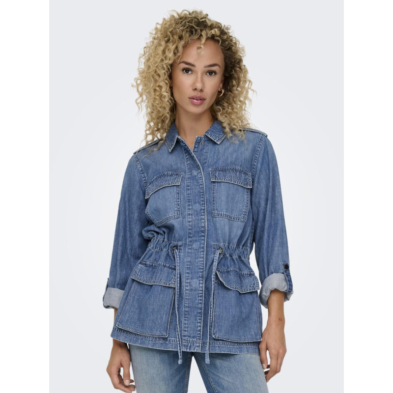 Veste en jean onlkenya bleu femme - Only