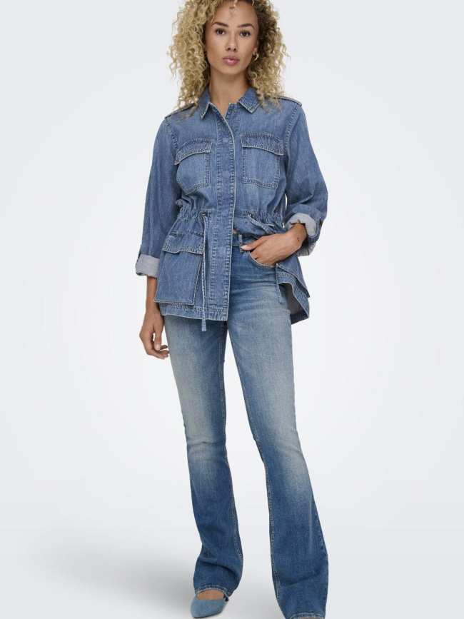 Veste en jean onlkenya bleu femme - Only
