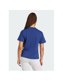T-shirt à manches courtes petit logo bleu marine femme - Adidas