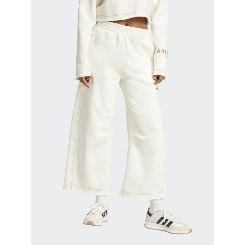 Pantalon jogging all szn écru femme - Adidas