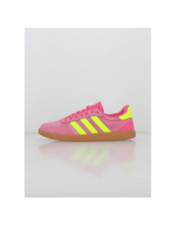 Baskets breaknet sleek suédé rose jaune femme - Adidas