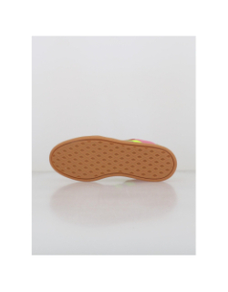 Baskets breaknet sleek suédé rose jaune femme - Adidas