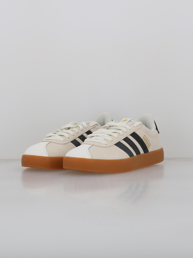 Baskets vl court 3.0 beige blanc femme - Adidas