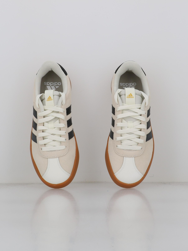 Baskets vl court 3.0 beige blanc femme - Adidas