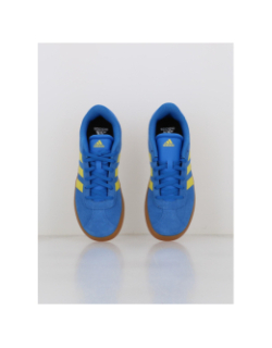 Baskets vl court 3.0 k bleu jaune enfant - Adidas