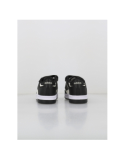 Baskets à scrach rapid court noir blanc enfant - Adidas
