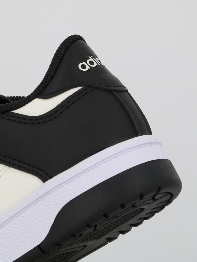Baskets à scrach rapid court noir blanc enfant - Adidas