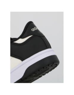 Baskets à scrach rapid court noir blanc enfant - Adidas