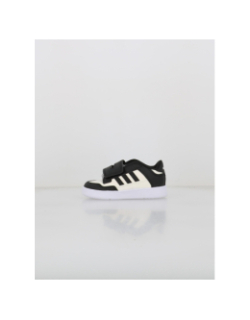 Baskets scratch rapid court cf blanc noir enfant - Adidas